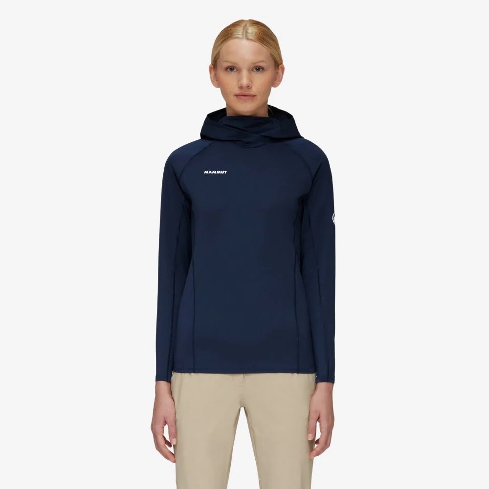 NWOT Mammut Selun FL Sun Hoody Women’s Small Navy Blue
